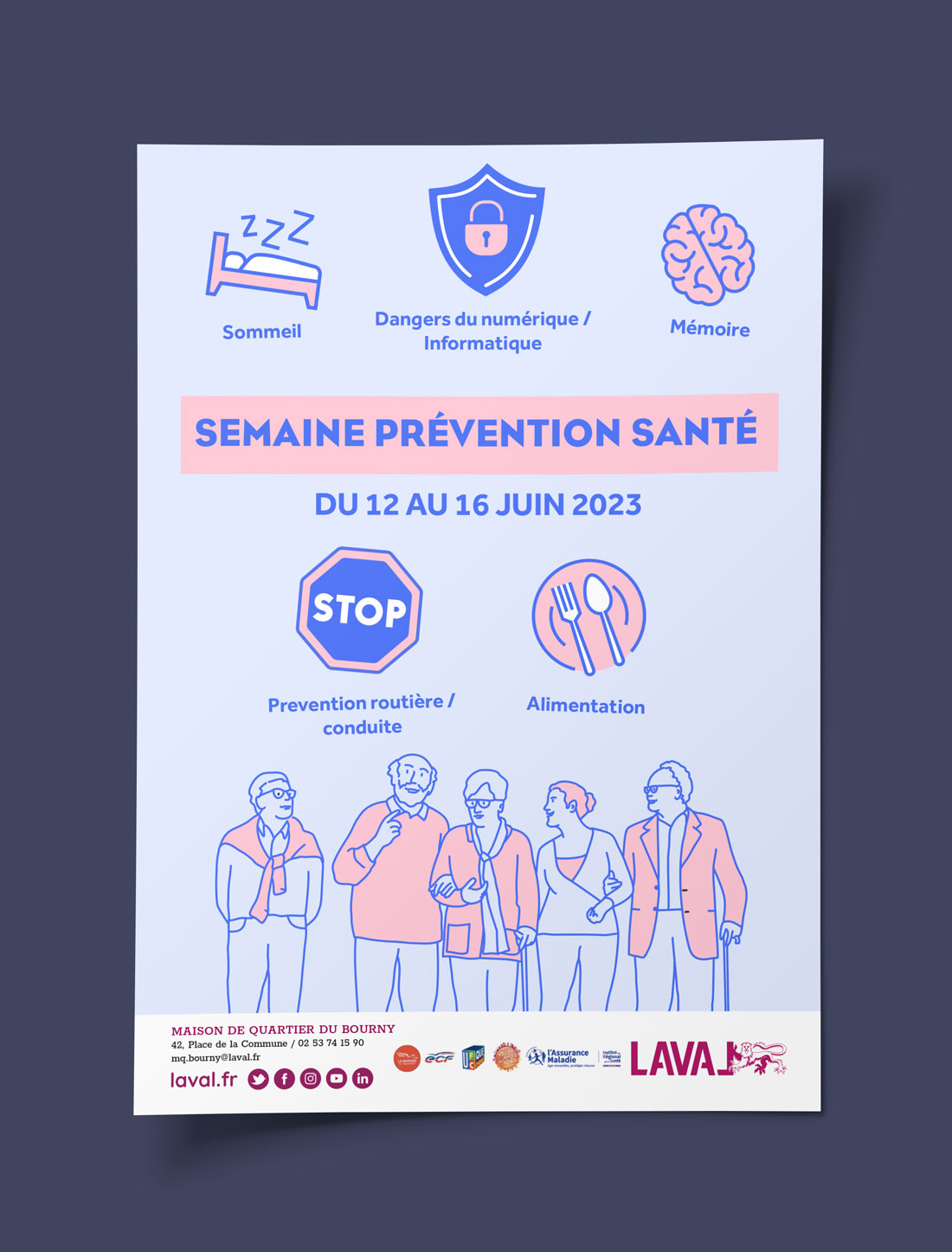 Affiche semaine de la prévention santé