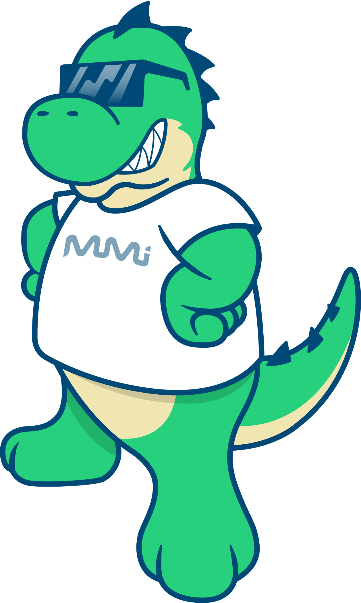 Walid la mascotte du BDE MMI Laval en vectoriel