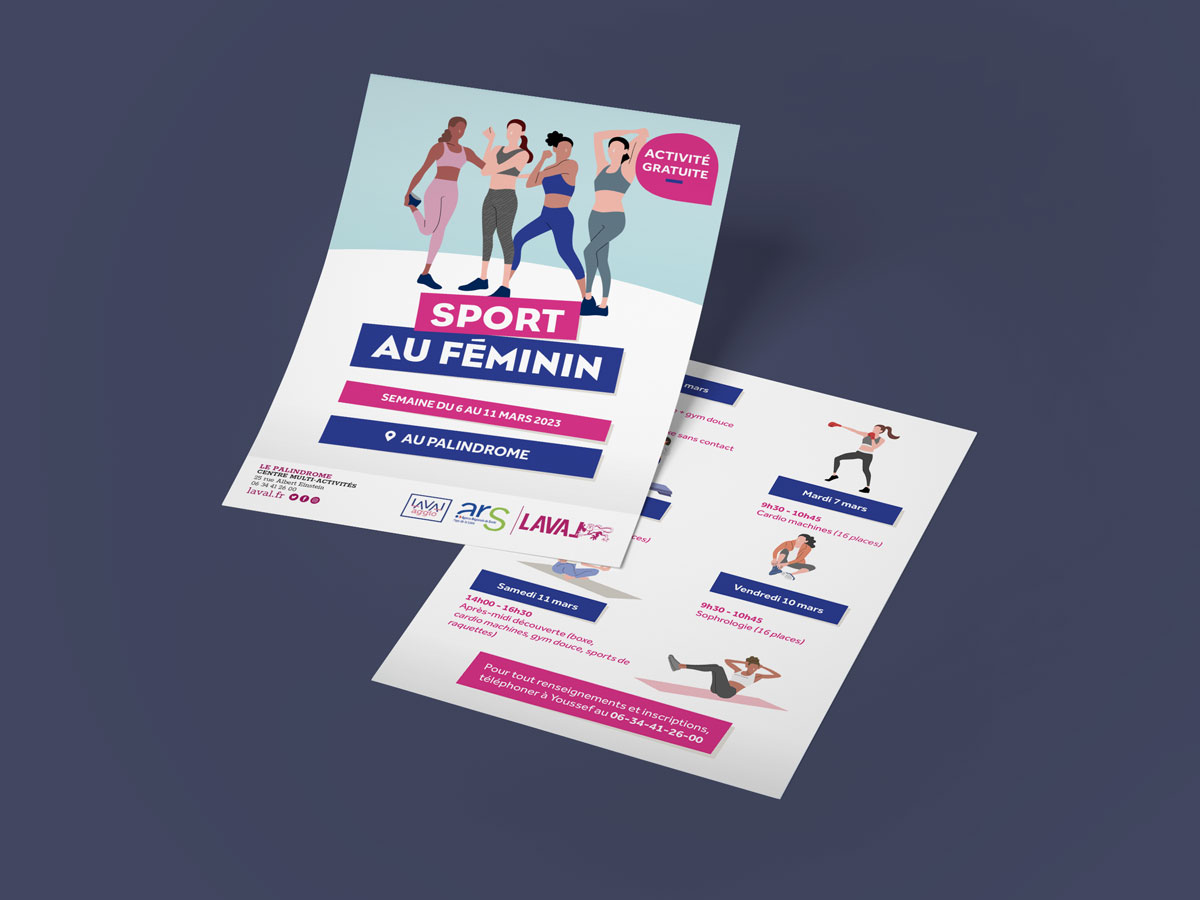 Flyer sport au féminin